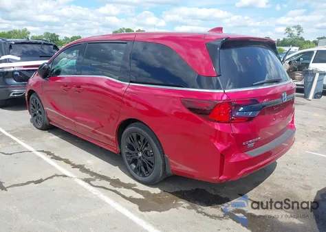 2025 Honda Odyssey Sport-L from USA, damaged, VIN 5FNRL6H71SB038036